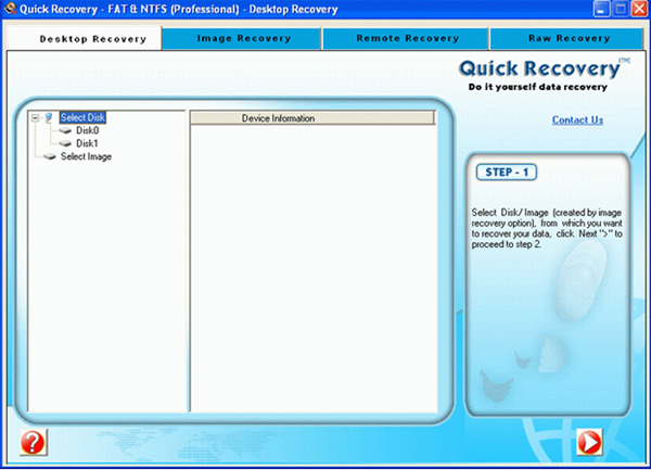 Quick Recovery for FAT Data Recovery Screenshot